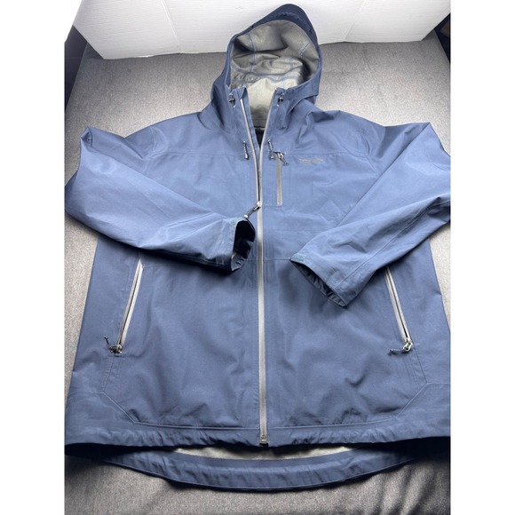 SITKA Gear Men's GORE-TEX Waterproof Hunting Rain Jacket Navy Blue - Picture 2 of 8